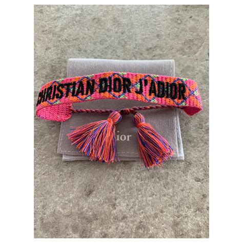 bracelet tissu dior